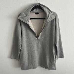 J. Crew Half Zip Oversized Sweater